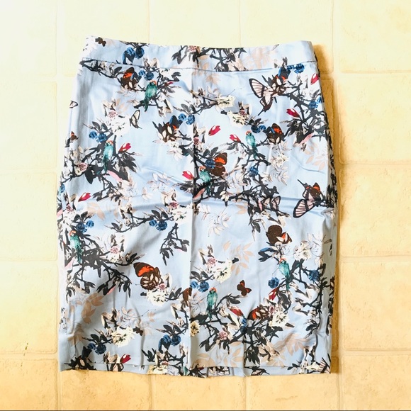 J. Crew Bird Pencil Skirt - Picture 2 of 4